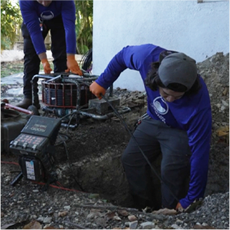 sewer line cleaning & repair
